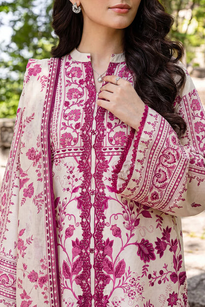 Stitched Printed Embroidered Lawn 3 Piece