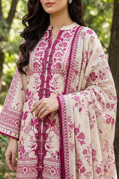Stitched Printed Embroidered Lawn 3 Piece
