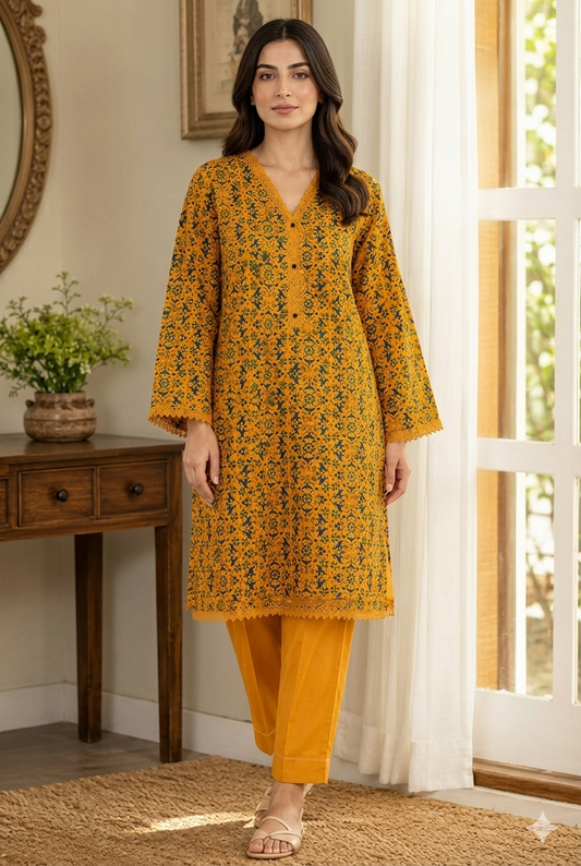 Printed Lawn Stitched 2 Piece