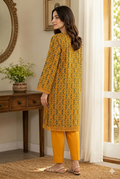 Printed Lawn Stitched 2 Piece