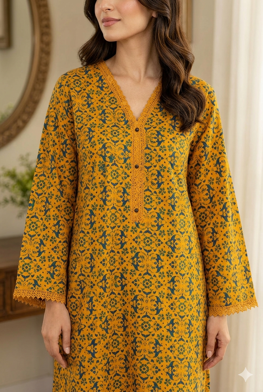 Printed Lawn Stitched 2 Piece