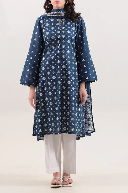 Printed Lawn Stitched 2 Piece (Shirt/Dupatta)