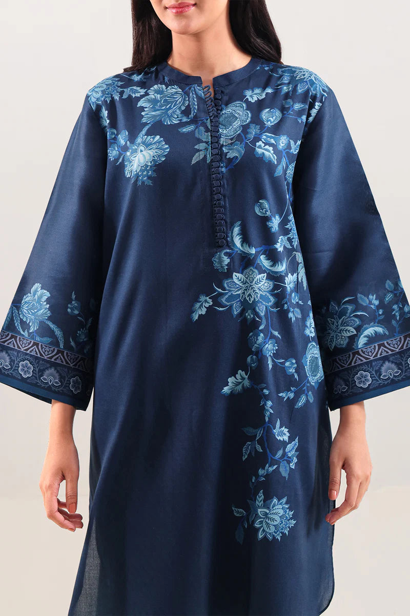 Printed Arabic Lawn Stitched Shirt