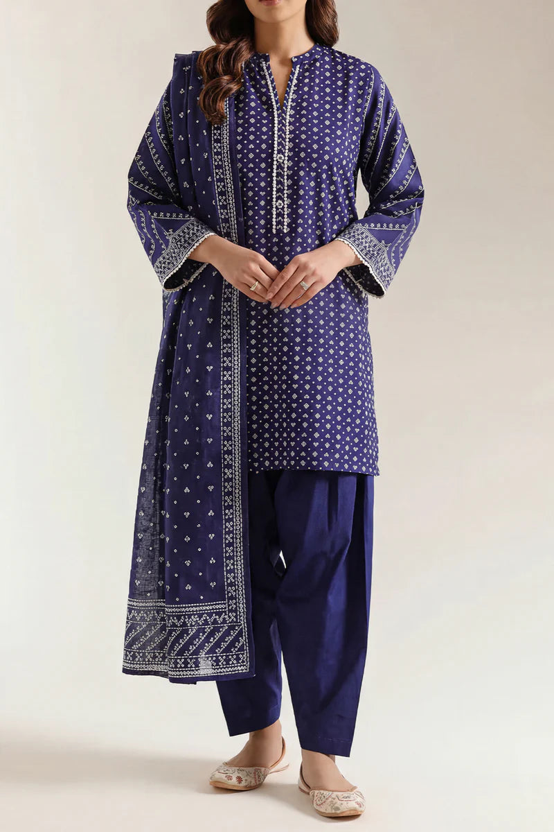 Printed Lawn Stitched 3 Piece