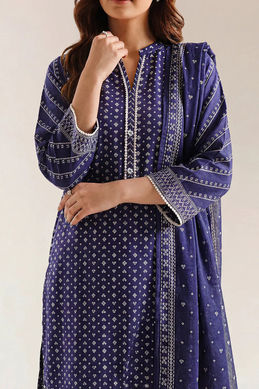 Printed Lawn Stitched 3 Piece