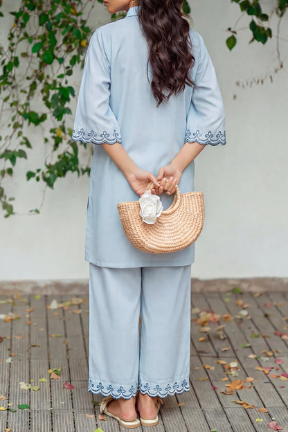 Solid Easy Care Weave Stitched 2 Piece (Shirt/Trouser)