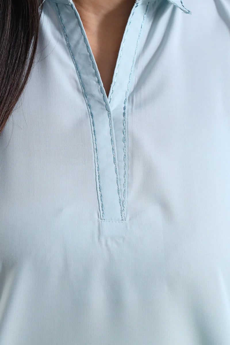 Solid Easy Care Weave Stitched 2 Piece (Shirt/Trouser)