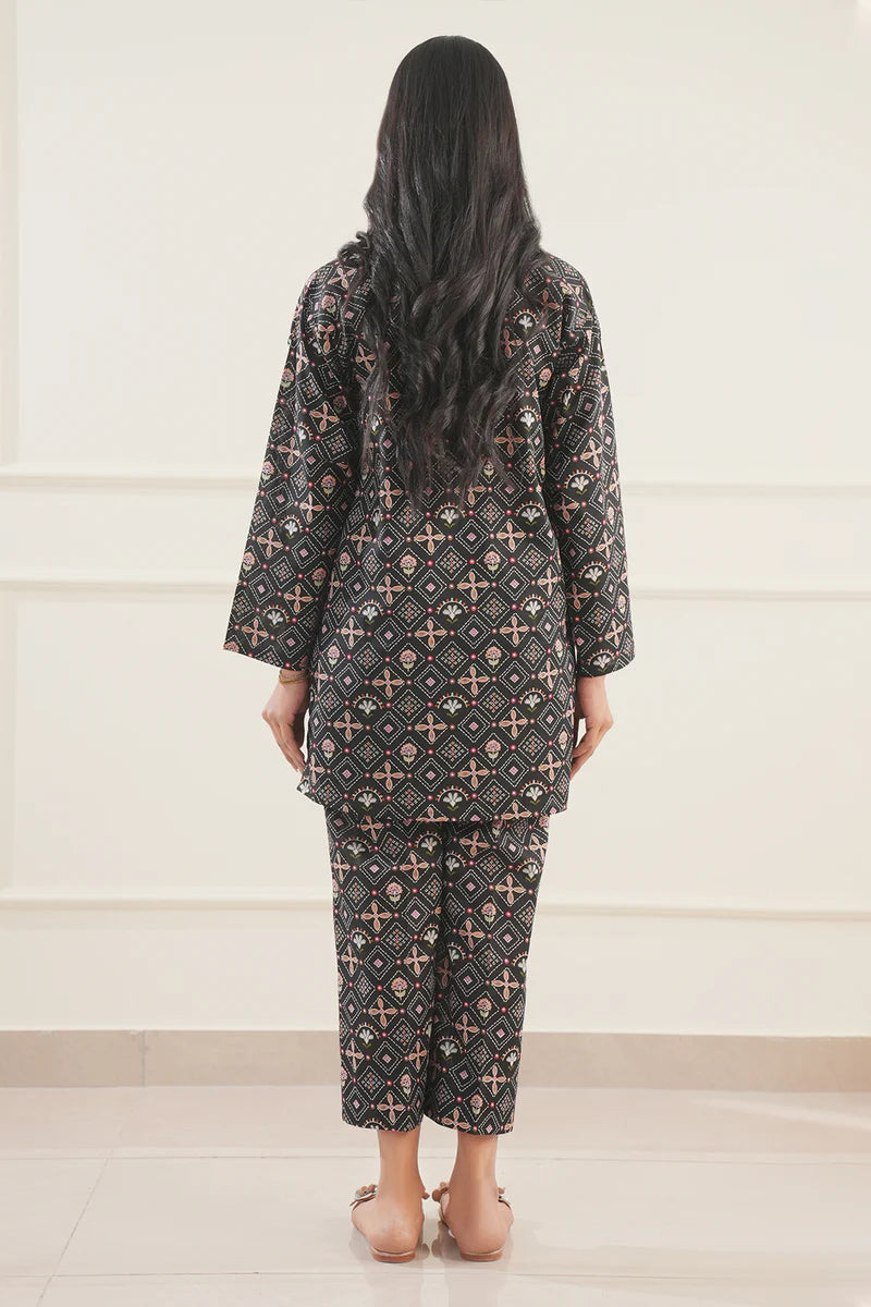 Printed Lawn Stitched 2 Piece (Shirt/Trouser)