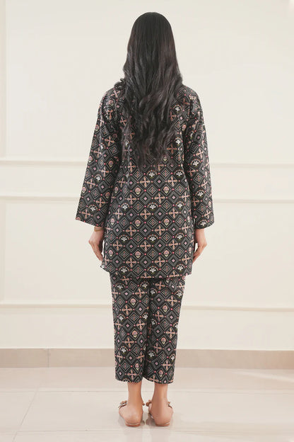Printed Lawn Stitched 2 Piece (Shirt/Trouser)