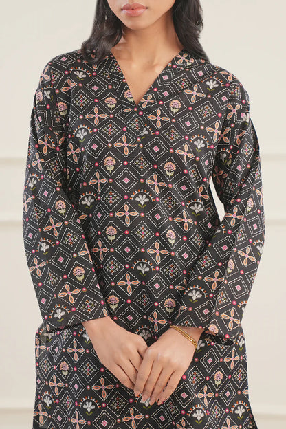 Printed Lawn Stitched 2 Piece (Shirt/Trouser)