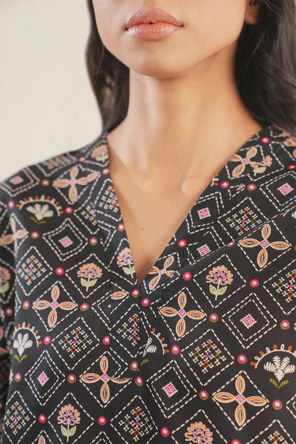 Printed Lawn Stitched 2 Piece (Shirt/Trouser)