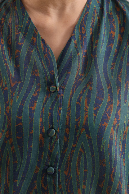 Printed Khaddar Stitched 2 Piece (Shirt/Trouser)