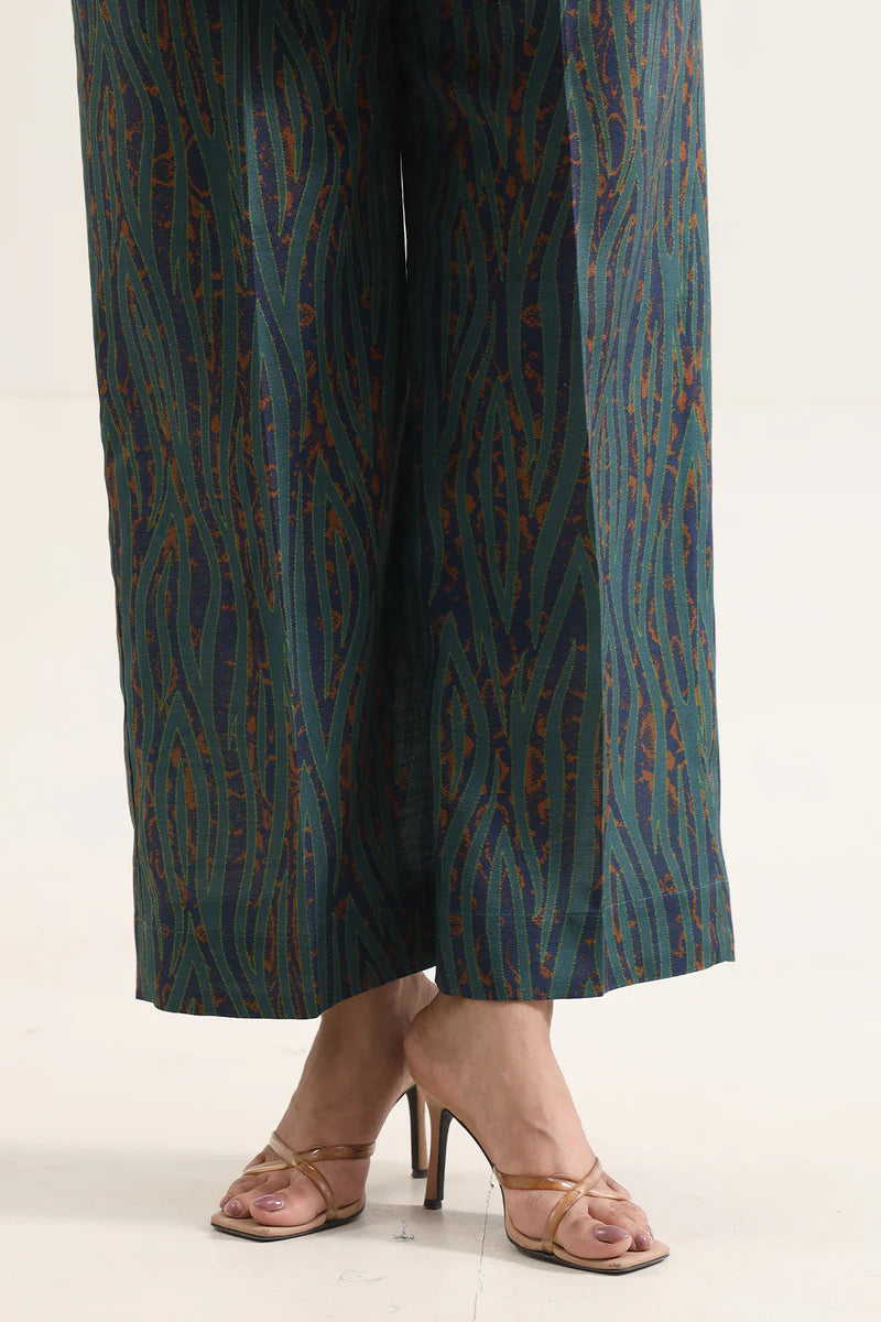 Printed Khaddar Stitched 2 Piece (Shirt/Trouser)