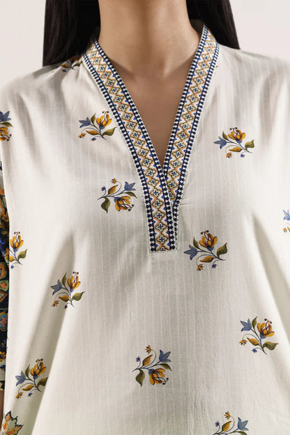 Printed Strip Lawn Stitched 2 Piece (Shirt/Trouser)