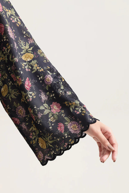 Printed Embroidered Arabic Lawn Stitched 2 Piece (Shirt/Trouser)