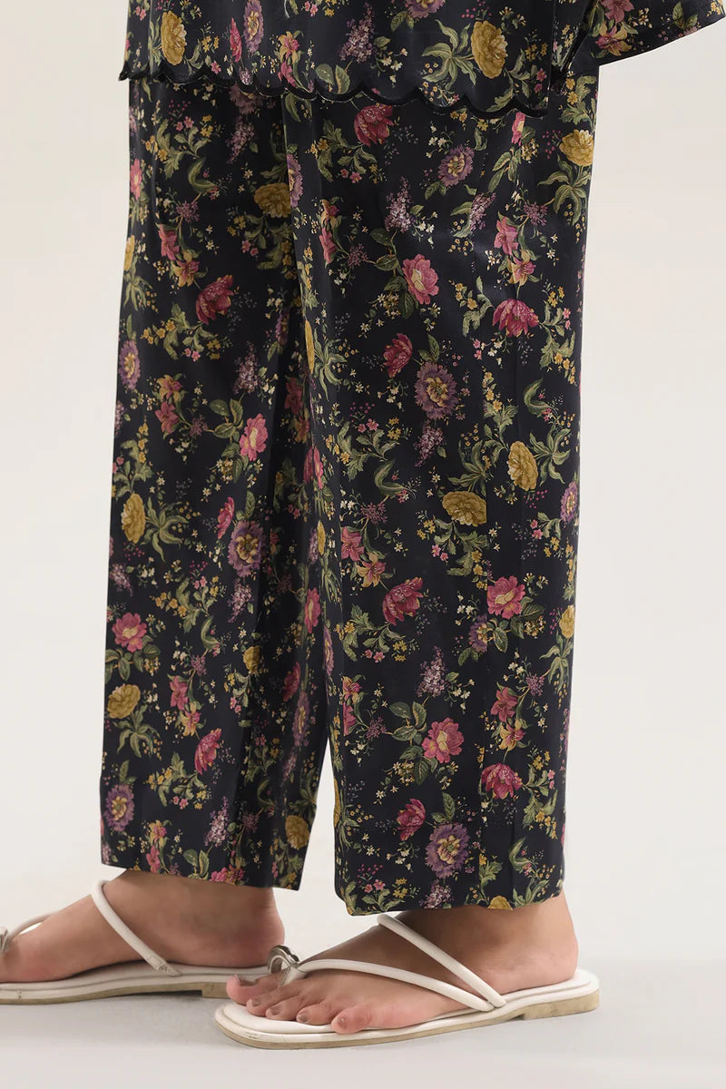 Printed Embroidered Arabic Lawn Stitched 2 Piece (Shirt/Trouser)